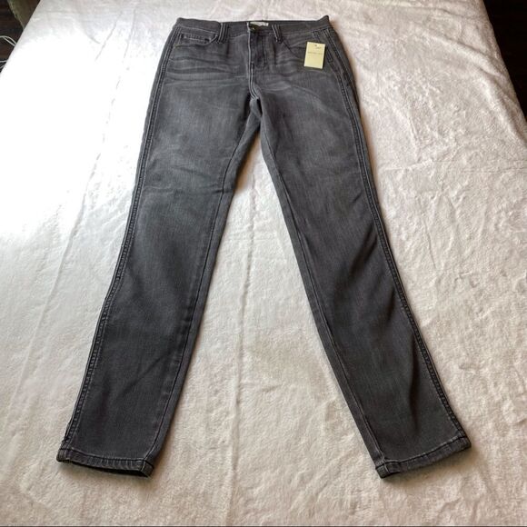 Crescent Drive New With Tags Gray High Rise Skinny Jeans Size 28 - Picture 1 of 11